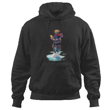 Discover Disney Kingdom Hearts Sora Keyblade Hero Faded Starfish Hoodies