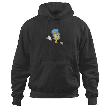 Discover Disneyss Pinocchio Jiminy Cricket Faux Pocket Hoodies