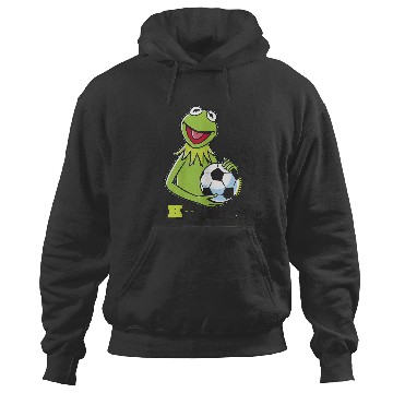 Discover Disneyss The Muppets Kermit Soccer Ball Vintages Stencil Logo Hoodies