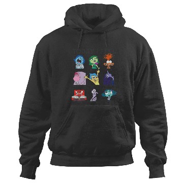 Discover Disney Pixar Inside Out 2 Today I Feel... Emotions Panels Hoodies