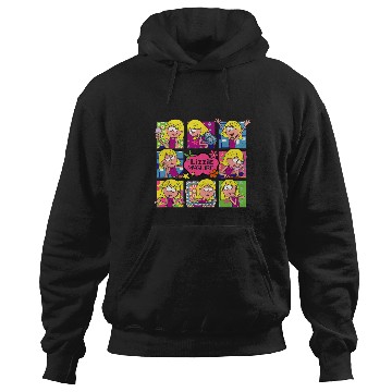Discover Disney Lizzy McGuire Multi Lizzie's Moods Big Chest Panels Hoodies