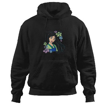 Discover Disney Princess Mulan Flowers Hoodies