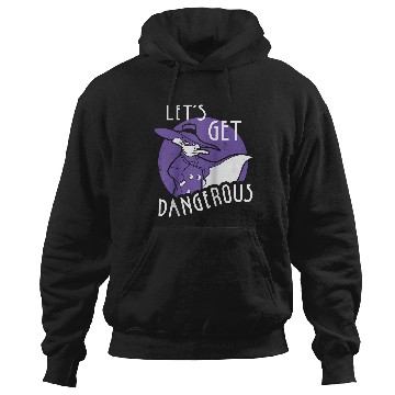 Discover Disney Darkwing Duck Let's Get Dangerous Raglan Baseball Tee Hoodies