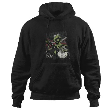 Discover Disney The Muppets London Frog  Rock Kermit Poster Hoodies