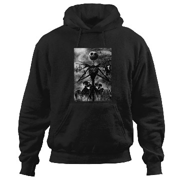 Discover Disney The Nightmare Before Christmas Jack In Graveyard Hoodies