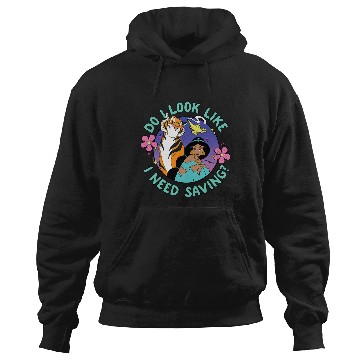 Discover Disney Princess - Jasmine Do I Look Like I Need Saving Hoodies