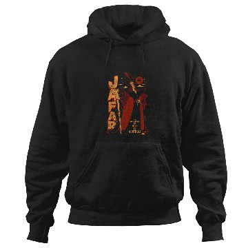 Discover Disney Aladdin Jafar Distressed Portrait Logo Hoodies