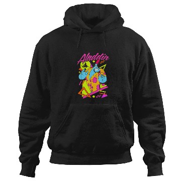 Discover Disney Aladdin Genie 90s Style Retro  Portrait Hoodies
