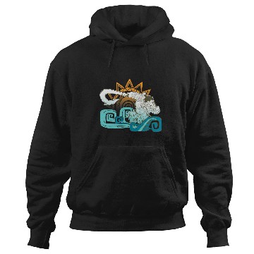 Discover Disney Moana Maui Hook Surf and Sun Gradient Graphic Hoodies