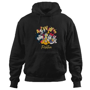 Discover Disney Mickey and Friends Always Positive Hoodies