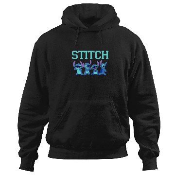 Discover Disney Lilo Stitch Multi Pose Line Up Hoodies