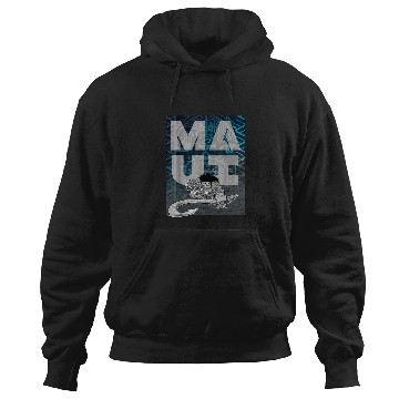 Discover Disney Moana Maui Tattoo Style Letter Stack Port Hoodies