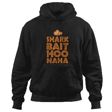 Discover Disney Pixar Finding Nemo Shark Bait Hoo Haa Distressed Logo Hoodies