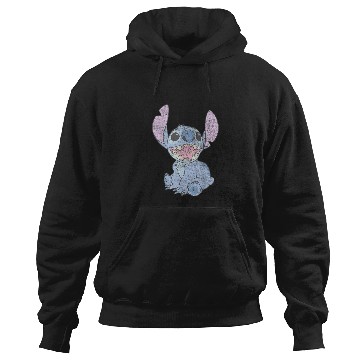 Discover Disney Lilo Stitch Happy Stitch  Portrait Hoodies