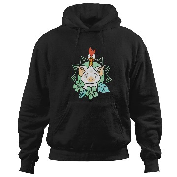 Discover Disney Moana Pua Hei Hei Tropical Graphic Hoodies