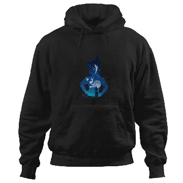 Discover Disney Peter Pan Midnight London Flight Silhouet Hoodies
