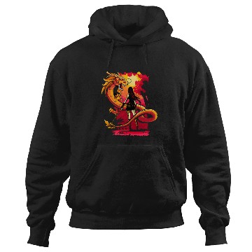 Discover Reflection Sticker: Disney Mulan Anime Mushu, Mulan and Mushu Hoodies