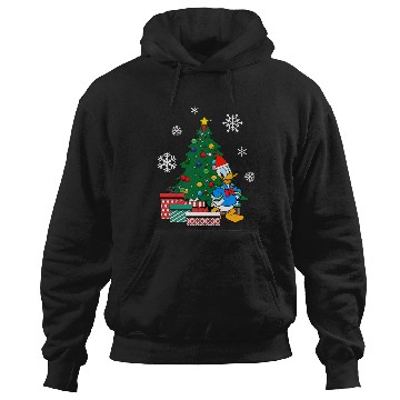 Discover Donald Duck Around The Christmas Tree  : Mickey Disney Christmas, Disney Christmas Hoodies