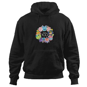 Discover Disney 100 Pixar Happy Faces Sticker Circle D100 Hoodies