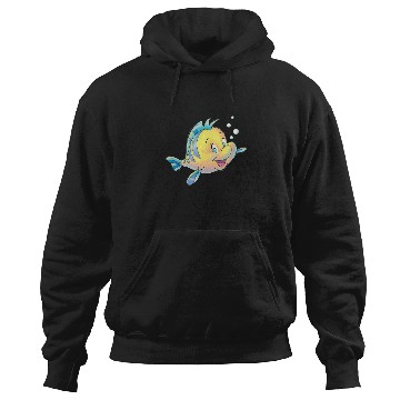 Discover Disney The Little Mermaid Flounder Bubbles Hoodies