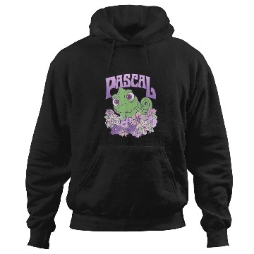 Discover Disney Tangled Cute Pascal Floral Pastel Big Che Hoodies