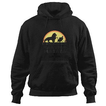 Discover Disney The Lion King Classic Logo Silhouette Hoodies