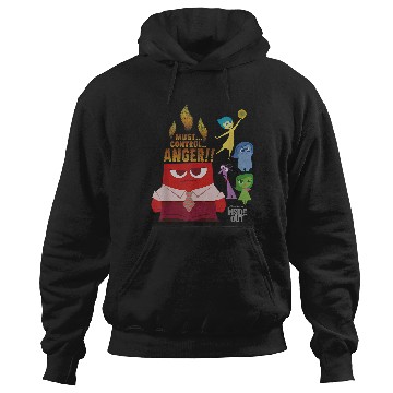 Discover Disneyss Pixars Inside Out Must Control Anger Vintages Hoodies