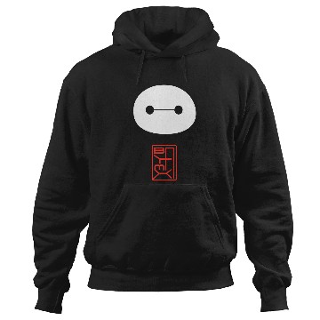 Discover Disney Big Hero 6 Baymax Face Kanji Hoodies