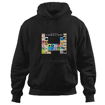 Discover Disney Pixar Movie Characters Periodic Table Hoodies