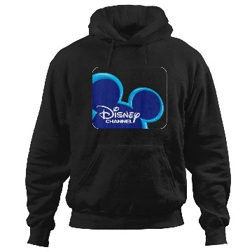 Discover Disney Channel  Mickey Mouse Blue Retro 2000s Logo Premium Hoodies