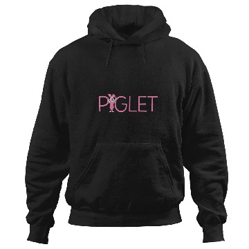 Discover Disney Winnie The Pooh Piglet Classic Lettering Hoodies
