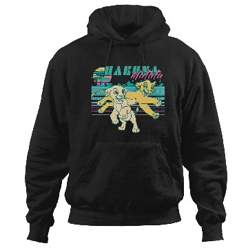 Discover Disney Lion King Retro Simba & Nala 90s Hakuna Matata Hoodies