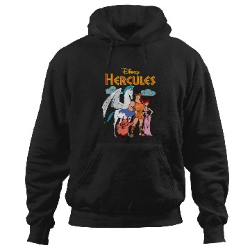 Discover Disney Hercules Classic Group Shot Vintage Hoodies