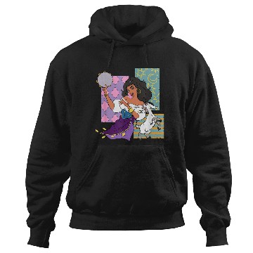 Discover Disneyss The Hunchback Of ND Esmeralda Dancing Logo Hoodies