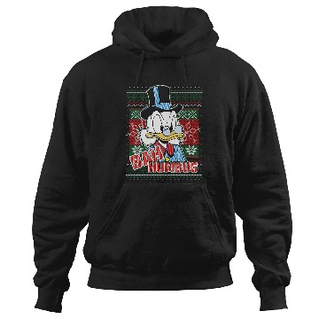 Discover Disney DuckTales Christmas Scrooge McDuck Bah Humbug Premium Hoodies