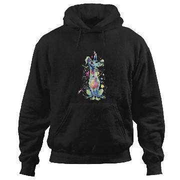 Discover Disney Pixar Coco Dante Watercolor Splatter Hoodies