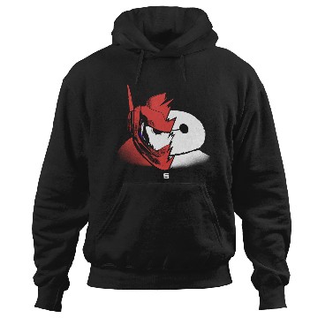 Discover Disney Big Hero 6 Baymax Split Face Epic Shot Distressed Epic Hoodies