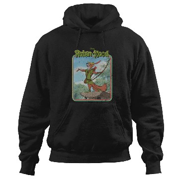 Discover Disney Robin Hood Retro Long Sleeve Hoodies
