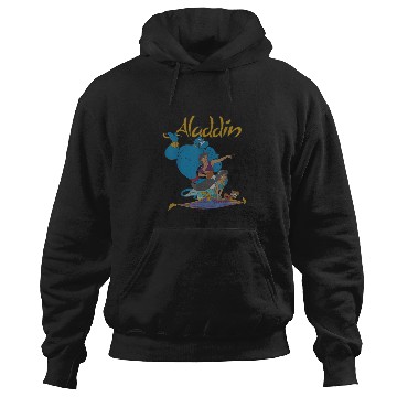 Discover Disney Aladdin  Group Shot Logo Hoodies