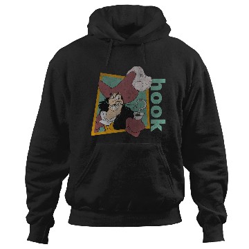 Discover Disney Peter Pan Retro Captain Hook Smirking Long Sleeve Hoodies