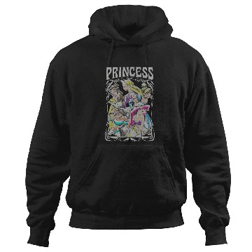 Discover Disney Princess Group Retro Portrait Hoodies