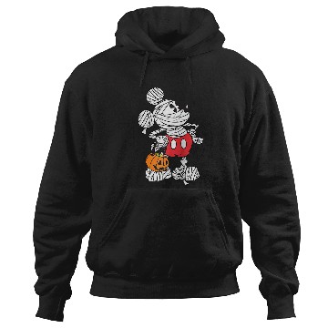 Discover Disney Retro Mickey Mouse Mummy Halloween Raglan Baseball Tee Hoodies