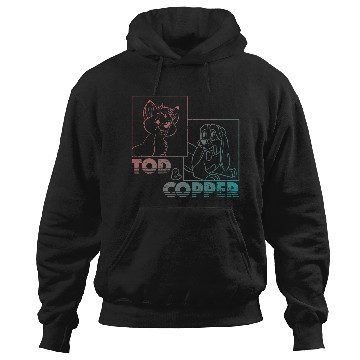 Discover Disney The Fox and the Hound Tod & Copper Gradient Hoodies