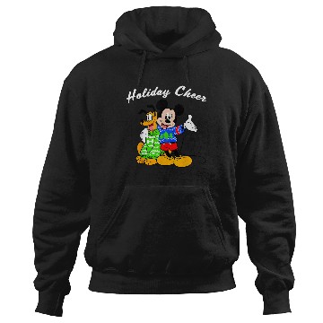 Discover Disney Mickey And Pluto Holiday Cheer Christmas Hoodies