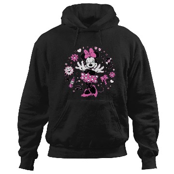 Discover Disney Minnie Mouse Retro Vinyl Summer Hoodies