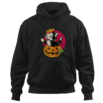 Discover Disney Pinocchio Halloween Figaro Inside A Pumpkin Retro Raglan Baseball Tee Hoodies