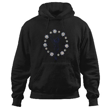 Discover disney peter pan tinker bell spring floral circle Hoodies