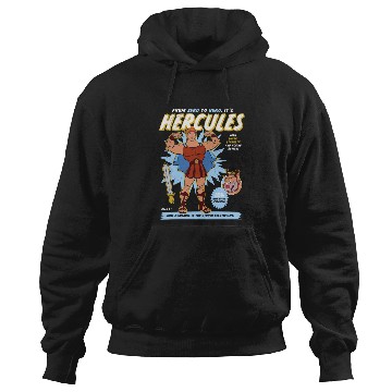 Discover Vintage Disney Hercules Action Figure Poster Hoodies