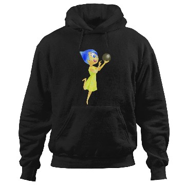 Discover Womens Disney Pixar Inside Out Joy Grabbing A Memory Cute Retro V-Neck Hoodies