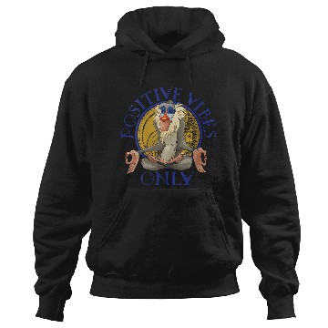 Discover Disneyss Lion King Rafiki Meditating Positive Vibes Only Hoodies